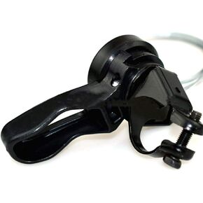 Bike Accessories, Friction Thumb Shifter Set, 15/18/21 Speed, , Practical, Stable, Flexible, Easy to Replace and Use, Black, 28.6cm (Black)