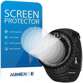 Screen Protector Compatible for Palada Sports Watch, HD Full Coverage PET Protective Film (6PCS), transparent