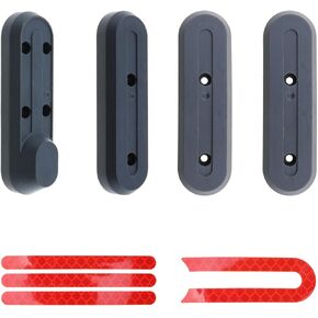 E-outstanding 1Set Scooter Wheel Hub Cap Electric Cover Protective Shells with Reflective for Mi M365 Scooter