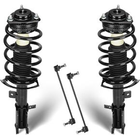 Front Struts Assembly Shock Absorber & Sway Bars End Links Fit for Chrysler 200 2011-2014, for Sebring Sedan 2007-2010, for Dodge Avenger 2008-2014, Replace for 271130 K750385