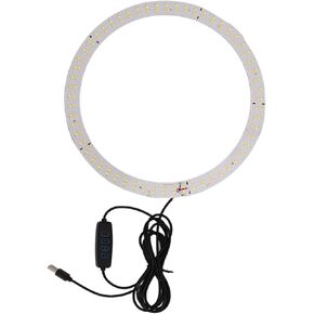 أضواء حلقة إضاءة سيلفي LED ضوء دائري، 9.84 بوصة ضوء حلقة سيلفي خافت للضوء LED للهاتف للمكياج/تسجيل الفيديو/التصوير الفوتوغرافي، منفذ طاقة USB لجميع الهواتف المحمولة والكاميرات خفيفة الوزن