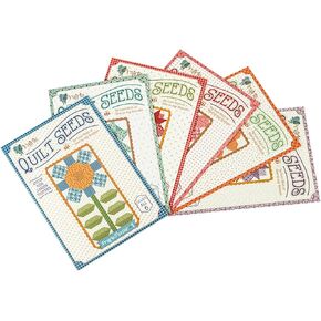 Prairie Quilt Seeds Flower No. 1-6 Pattern Set by Lori Holt