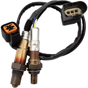 2Pcs 234-5430 13461 / SG1695 Oxygen Sensor Upstream Wideband Air Fuel Ratio Sensor 1 & Downstream Sensor 2 for 2004-2009 Kia Spectra Spectra5 2.0L, for 2007 2008 Hyundai Elantra 2.0L