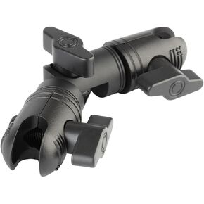 Bulletpoint Locking Adjustable Carbon Fiber Kevlar Mounting Arm with Articulating Joint Dual 20mm Socket Ends (7cm-to-1cm)