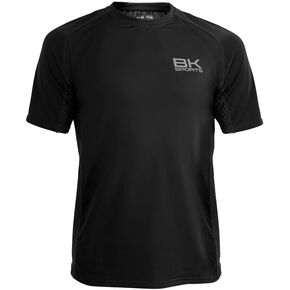BK Sports Short Sleeves Compression Shirts for Men- Men's Bamboo T-Shirt