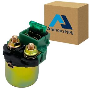 Amhousejoy Starter Solenoid Relay Fit for Kawasaki EX500 Ninja 500 500R 1987-2009 Motorcycle