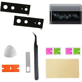 (2pcs Pack) Pixel 6 Back Camera Glass Cover Replacement Rear Lens Parts for Google Pixel 6 (5G) GB7N6 G9S9B16 6.4 Inches (not fit for Pixel 6A Version)