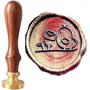 Bird with Letter Wax Seal Stamp Melting Spoon Candle Gift Box Set Wedding Invitation Christmas Card Snail Mail Gift Wrapping Wine Package Christmas Gift Idea Lovebird Wax Seal Stamp Set