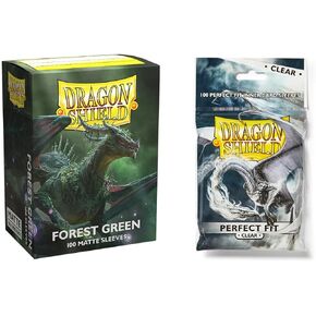 Dragon Shield 100 Count Standard Size Matte Card Sleeves (100 Standard Size Sleeves, Matte Blue)