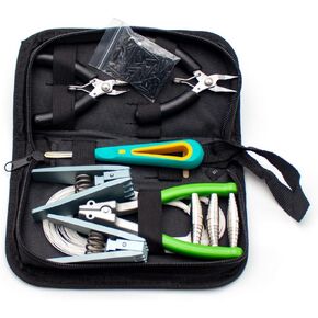 DIY Tennis Squash Badminton Racquet Racket Tools Starting Stringing Clamp Tool Kit Gripper for Badminton Squash Tennis Racket