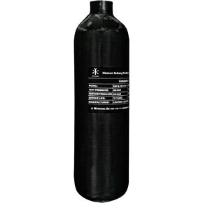 TUXING 4500Psi Carbon Fiber Air Tank 1.1L 67Cu in 1100cc Pcp HPA Bottle, Gas Cylinder, Sacuba Tank, Paintball Hunting for PCP Air Rifle Gun Daystate and FX Thread M18 * 1.5