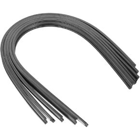 25 Inch 10Pcs Windshield Wiper Refills Replacement - Automotive Replacement Windshield Wiper Blades Refill Strips - Windscreen Boneless Wiper blade Rubber Strips Replacement (6mm)