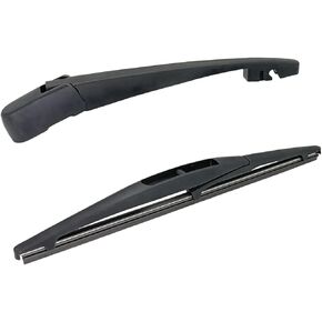 Rear Windshield Wipers Blade Arm Set for Mitsubishi Outlander Sport 2011-2020 / Honda HR-V 2016-2020 / Infinti QX80 2014-2020 / Infinti QX56 2011-2013 Back Glass Wiper Arm Blade Replacements