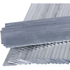 5pcs 4mm x 20mm x 250mm 6061 Aluminum Flat Bar Flat Plate Sheet