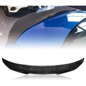 Rear Trunk Spoiler Wing Compatible with 2010-2016 BMW 5-Series F10 & F10 M5 Sedan Spoiler, Carbon Fiber Printing Spoiler DMV Style