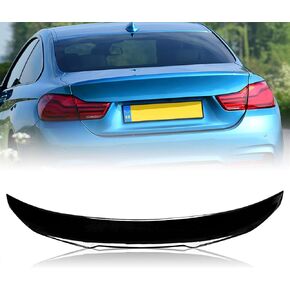 F32 Trunk Spoiler Compatible with BMW 4-Series F32 Coupe Spoiler 2014-2020, Carbon Fiber Hydro-Dipping (DN-Type)
