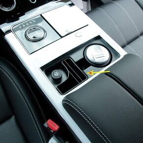 Plastic Central Console Storage Box Cup Holder Accessory for Land Rover Range Rover Velar 2017 2018 2019 2020 2021