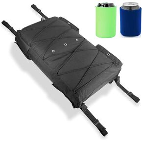 Premium T-Top Boat Storage Bag - Large Capacity, Durable Marine-Grade Polyester, Holds Up to 6 Type II Life Jackets - Perfect for T-Tops, Hard Tops, Bimini Tops, Pontoon Tops (Life Vests not included)