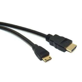 CBUS 10ft HDMI to Mini HDMI Cable for Nikon D3500, D7500, D850, D500, Canon EOS R, EOS RP, EOS 5D Mark IV, EOS 6D Mark II, 77D, 80D, Rebel SL3, SL2, T7, T7i, T6, VIXIA HF G50, HF G40, HF G21, XF405