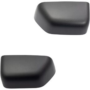 Exterior Door Tow Mirror Cap Cover Pair Textured LH RH Sides for Ford Super Duty