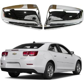 Chrome Mirror Cover Compatible with 2013 2014 2015 2016 Chevy Malibu LS LT LTZ Side Mirror Caps (Mirror Cover)