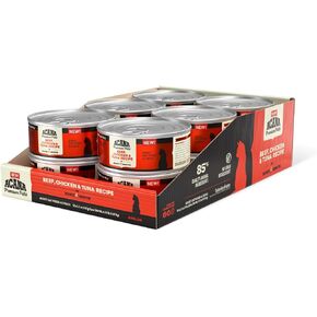 ACANA PREMIUM PATE Wet Cat Food, Beef, Chicken and Tuna Recipe in Bone Broth, 3oz (Case of 24)