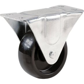 Shepherd Hardware 9396 2-Inch Polypropylene Wheel Rigid Plate Caster, 125-lb Load Capacity