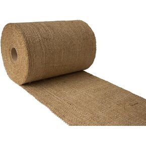 8" x 10 Yards 10 oz Jute Burlap Ribbon Roll