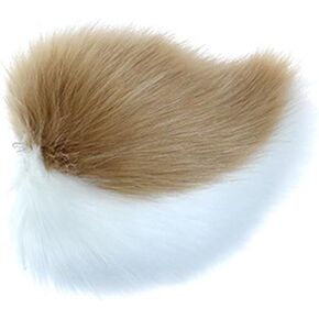 Handmade Bunny Ears Headband Fluffy Rabbit Headdress with Tail for Christmas Cosplay Party Costume Accessories