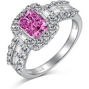 1.0 CT Ice Flower Cut Ring, 925 Solid Sterling Silver,Cubic Zirconia Ring, Stackable Ring, Wedding Ring, Promise Ring, Anniversary Ring and Women's Bands