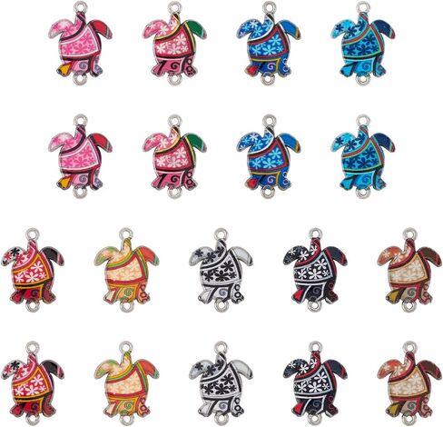 Craftdady Alloy Turtle Charms Sea Tortoise Pendants Metal Animal Charms for Craft Necklace Bracelet Jewelry Making in Saudi Arabia