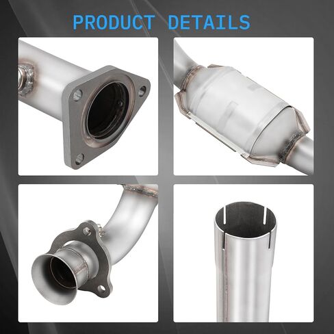 MOTORHOT High Flow Front Catalytic converter Compatible with 1999-2007 Chevy Silverado GMC Sierra Avalanche 1500 Yukon XL & 2000-2007 Suburban Tahoe Yukon & 2002-2005 Cadillac Escalade 5.3L in Kuwait