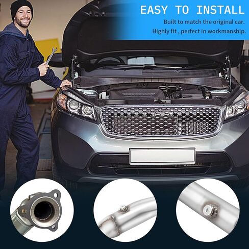 MOTORHOT High Flow Front Catalytic converter Compatible with 1999-2007 Chevy Silverado GMC Sierra Avalanche 1500 Yukon XL & 2000-2007 Suburban Tahoe Yukon & 2002-2005 Cadillac Escalade 5.3L in Kuwait