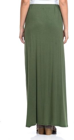 Pastel by Vivienne Women's Maxi Skirt with Elastic Waistband and Pockets in Saudi Arabia