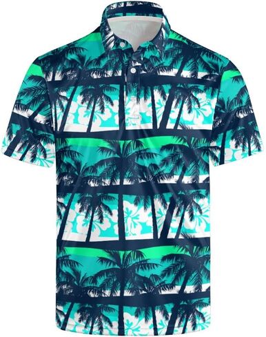 Men's Classic Golf Shirt Psychedelic Mushrooms Short Sleeve Casual Comfort in Saudi Arabia