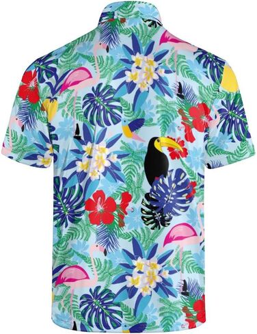 Men's Classic Golf Shirt Psychedelic Mushrooms Short Sleeve Casual Comfort in Saudi Arabia