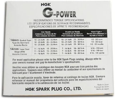 NGK (7092-4PK) G-Power Spark Plug (Box of 4) in Saudi Arabia
