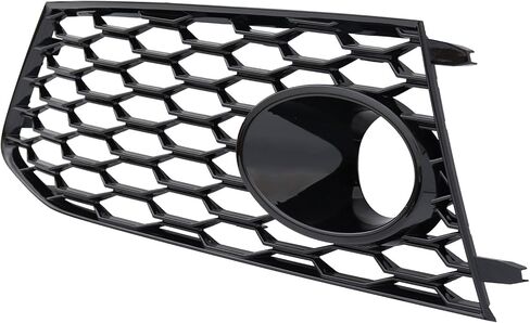 الجبهة الضباب غطاء خفيف صالح لأودي RS7 2014 2015 2016 2017 2018 مصابيح ضباب الحافة الكسوة الأسود الجانب الأيسر سائق in Kuwait