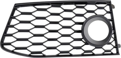 الجبهة الضباب غطاء خفيف صالح لأودي RS7 2014 2015 2016 2017 2018 مصابيح ضباب الحافة الكسوة الأسود الجانب الأيسر سائق in Kuwait