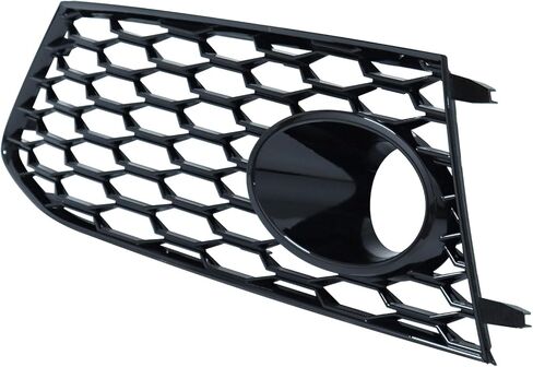 الجبهة الضباب غطاء خفيف صالح لأودي RS7 2014 2015 2016 2017 2018 مصابيح ضباب الحافة الكسوة الأسود الجانب الأيسر سائق in Kuwait