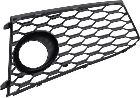 الجبهة الضباب غطاء خفيف صالح لأودي RS7 2014 2015 2016 2017 2018 مصابيح ضباب الحافة الكسوة الأسود الجانب الأيسر سائق in Kuwait