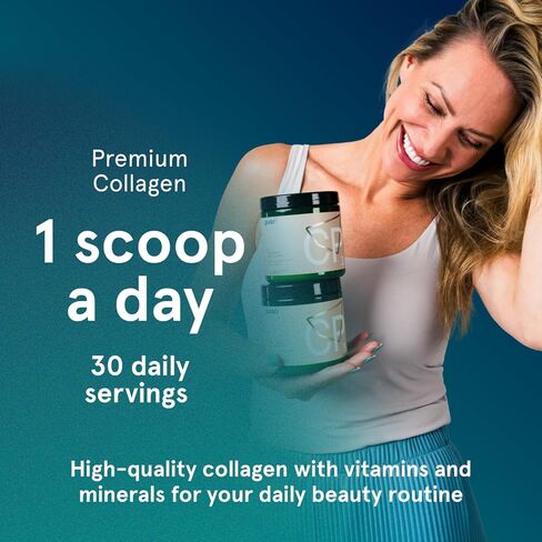 Puori Collagen Powder Supplement with Biotin & Hyaluronic Acid, CP3 Beauty Complex - Hydrolyzed Collagen Peptides - Skin, Hair & Nails - Zinc, Vitamin B, Vitamin C - Lemon in Kuwait