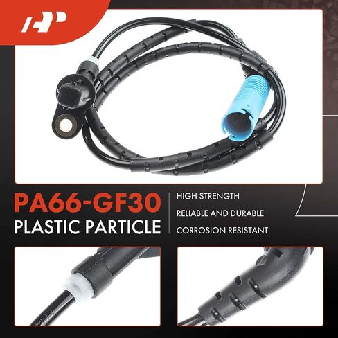 A-Premium ABS Wheel Speed Sensor Compatible with BMW Models - Z4 2003 2004 2005 2006 2007 2008 - Rear Driver and Passenger Side, 2-PC Set, Replace# 6757281, 34526757281 in Saudi Arabia