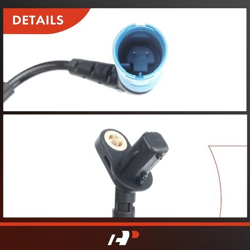 A-Premium ABS Wheel Speed Sensor Compatible with BMW Models - Z4 2003 2004 2005 2006 2007 2008 - Rear Driver and Passenger Side, 2-PC Set, Replace# 6757281, 34526757281 in Saudi Arabia