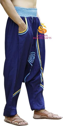 SARJANA HANDICRAFTS Men Harem Pants Mos Crepe Yoga Trousers Hippie in Saudi Arabia