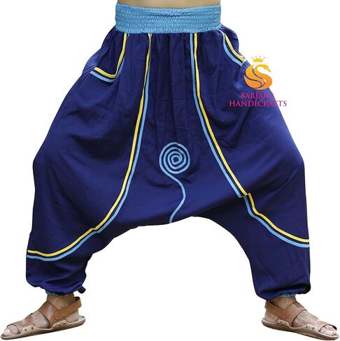 SARJANA HANDICRAFTS Men Harem Pants Mos Crepe Yoga Trousers Hippie in Saudi Arabia