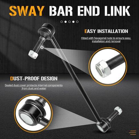 Front Struts Shock Absorber Sway Bar Links Kit Fit for Ford Explorer 2011 2012 2013, Replace 172620 172621 K750616 K750617 (4Pcs) in Saudi Arabia
