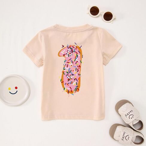 Birthday Girl Shirt Toddler Baby Girls 1st 2nd 3rd 4th 5th Bday Outfit Sweet Donut One Two Three Four Five Tee Tops in Saudi Arabia