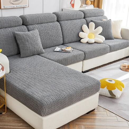 Magic Sofa Covers Soothing Home Sofa Cushion Covers Sofa Hero Covers for Couch Magic Couch Covers Stretch Slipcovers for Couches and Sofas (Wheat-Blue,Large Single Seat Cover) in Saudi Arabia