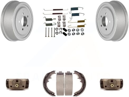 Rear Coated Brake Drum Shoes Spring And Cylinders Kit For Ford Ranger Mazda B3000 B2500 B4000 B2300 With 10" Diameter KGN-100091 in Saudi Arabia